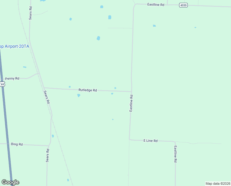 map of restaurants, bars, coffee shops, grocery stores, and more near 3767 Eastline Road in Whitewright