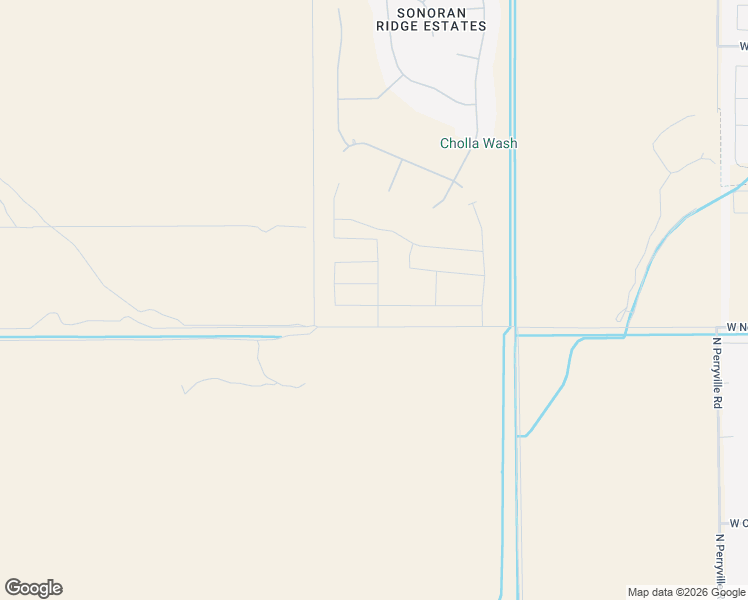 map of restaurants, bars, coffee shops, grocery stores, and more near Northern Avenue in Waddell