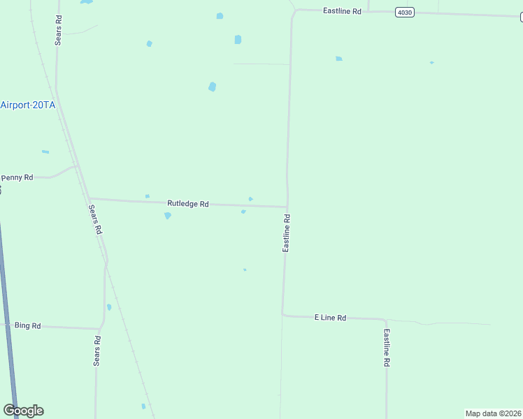 map of restaurants, bars, coffee shops, grocery stores, and more near 3767 Eastline Road in Whitewright