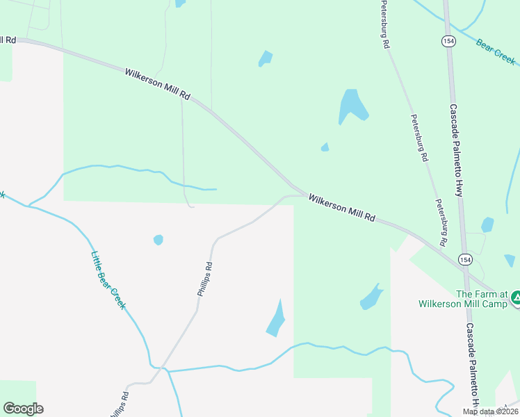 map of restaurants, bars, coffee shops, grocery stores, and more near 7495 Phillips Road in Chattahoochee Hills