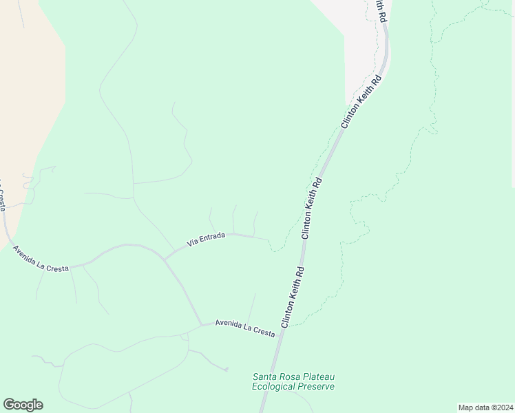 map of restaurants, bars, coffee shops, grocery stores, and more near 22112 Vía Entrada in Murrieta