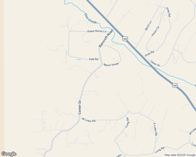 map of restaurants, bars, coffee shops, grocery stores, and more near Bancroft Road in Capitan