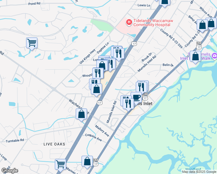 US Highway 17 Bypass South, Murrells Inlet SC Walk Score