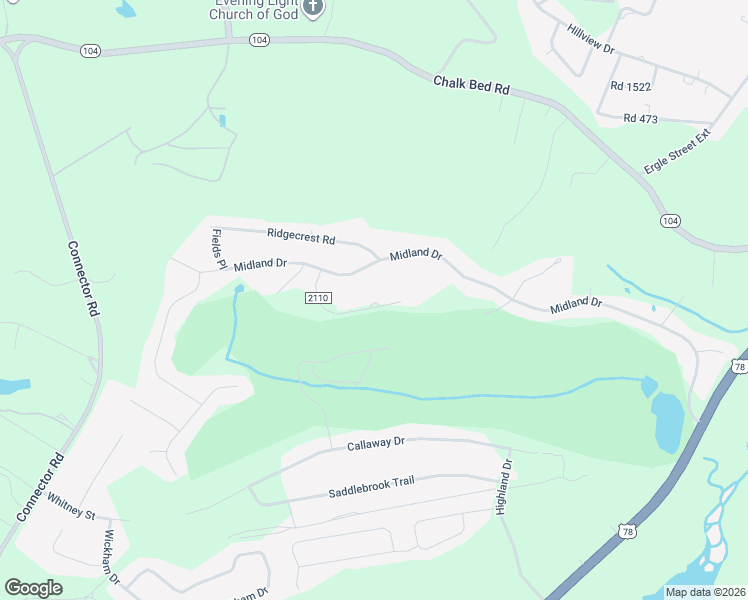 map of restaurants, bars, coffee shops, grocery stores, and more near 307 Fairway Drive in Graniteville