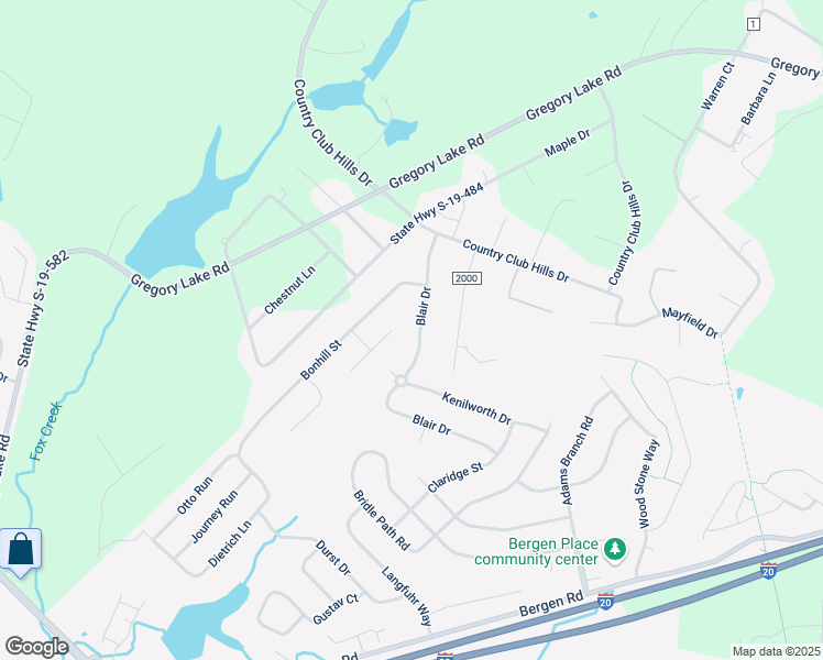 map of restaurants, bars, coffee shops, grocery stores, and more near 133 Blair Drive in North Augusta