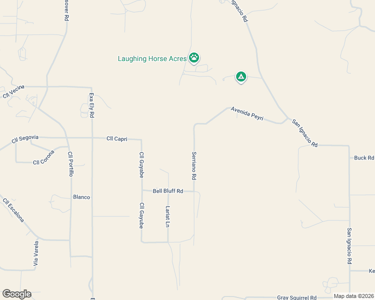 map of restaurants, bars, coffee shops, grocery stores, and more near 39220 Lariat Lane in Hemet