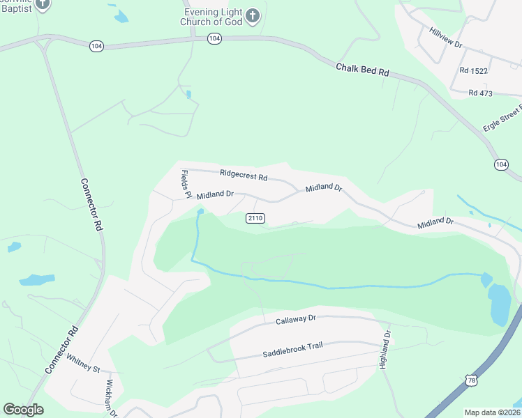 map of restaurants, bars, coffee shops, grocery stores, and more near 233 Midland Drive in Graniteville