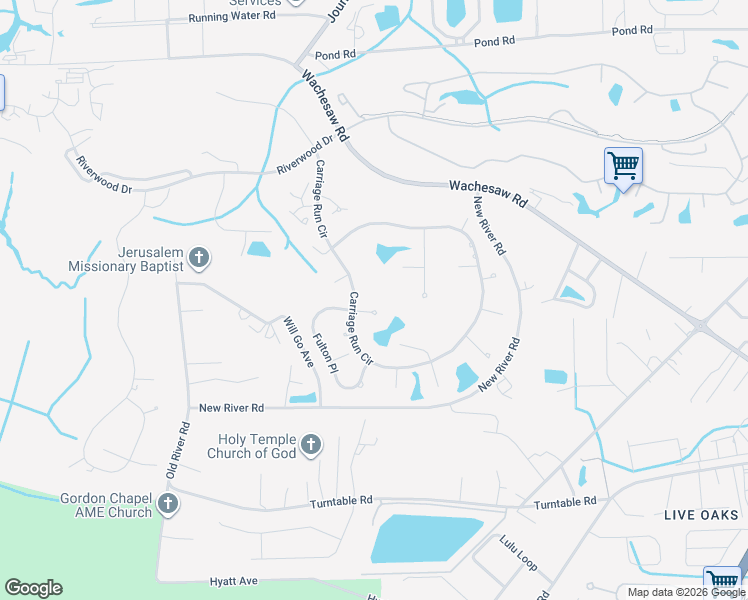 map of restaurants, bars, coffee shops, grocery stores, and more near 4504 Fulton Place in Murrells Inlet