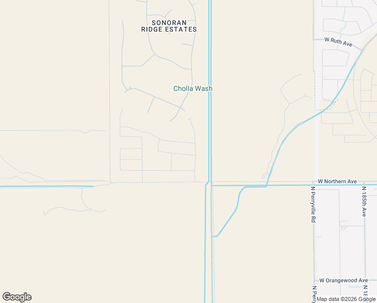 map of restaurants, bars, coffee shops, grocery stores, and more near 8121 North Beardsley Canal Road in Waddell