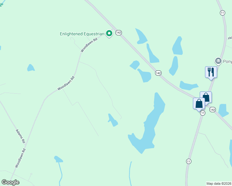 map of restaurants, bars, coffee shops, grocery stores, and more near 195 Breedlove Lane in Covington