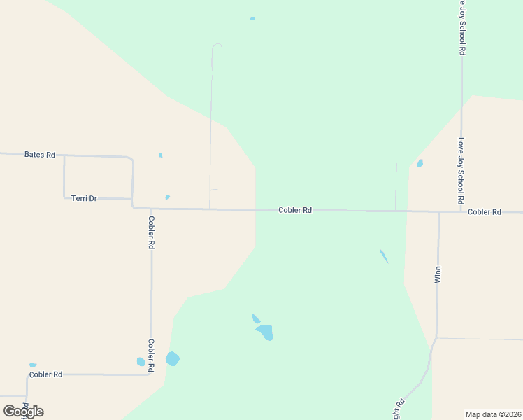 map of restaurants, bars, coffee shops, grocery stores, and more near Cobler Road in Grayson County