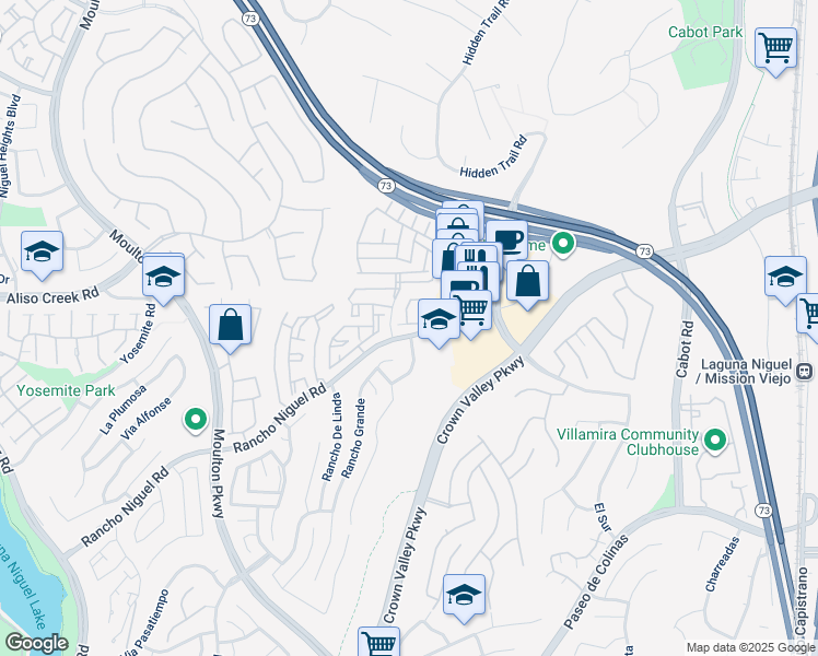 map of restaurants, bars, coffee shops, grocery stores, and more near 25214 Via Lido in Laguna Beach