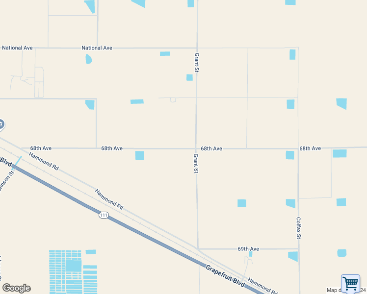 map of restaurants, bars, coffee shops, grocery stores, and more near 26 California 111 in Calipatria