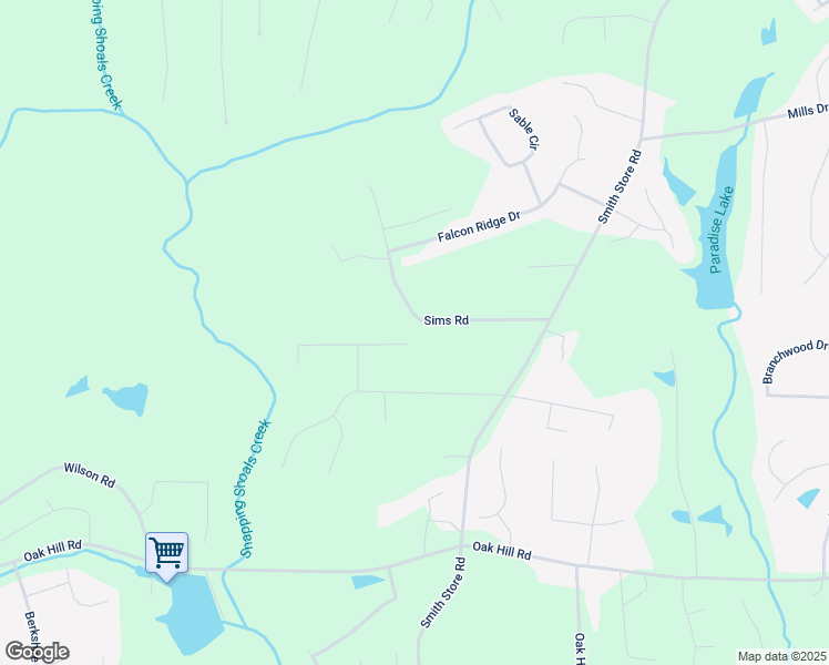 map of restaurants, bars, coffee shops, grocery stores, and more near 195 Adrians Lane in Covington