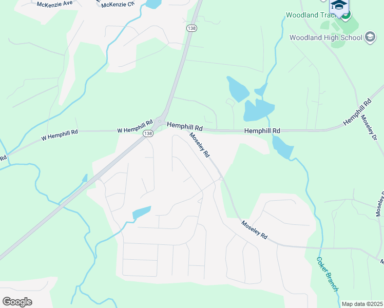 map of restaurants, bars, coffee shops, grocery stores, and more near 1533 Harlequin Way in Stockbridge