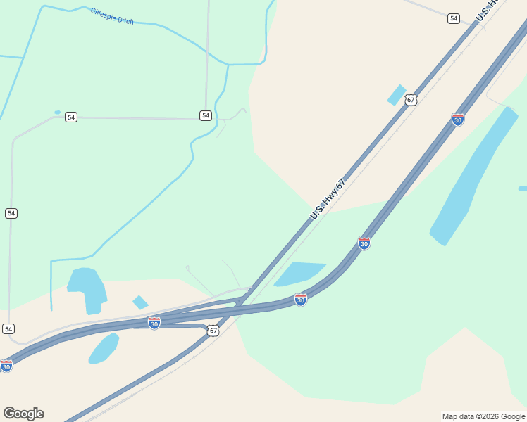 map of restaurants, bars, coffee shops, grocery stores, and more near 175 RR 12 in Texarkana