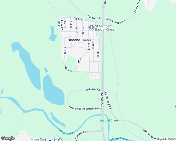 map of restaurants, bars, coffee shops, grocery stores, and more near 514 6th Street in Birmingham