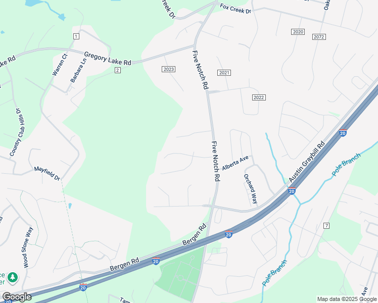 map of restaurants, bars, coffee shops, grocery stores, and more near 513 Greenbriar Drive in North Augusta