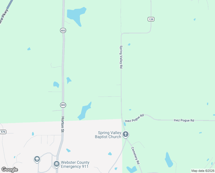 map of restaurants, bars, coffee shops, grocery stores, and more near 1153 Spring Valley Road in Mathiston