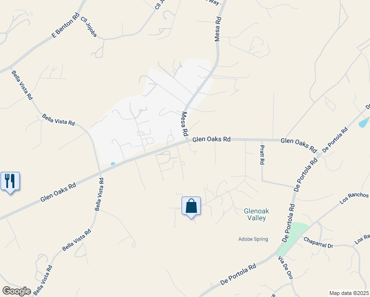 map of restaurants, bars, coffee shops, grocery stores, and more near 39174 Marcus Drive in Temecula