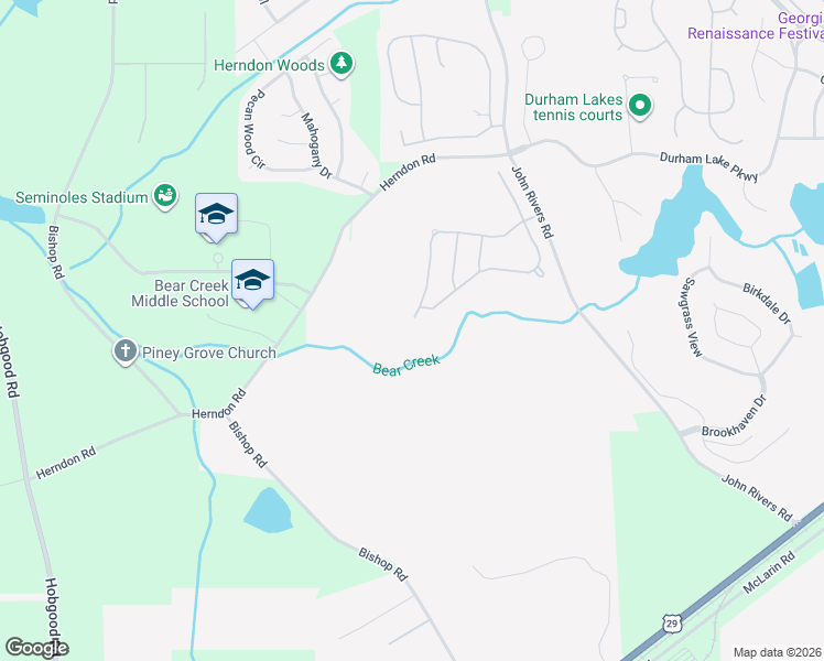 map of restaurants, bars, coffee shops, grocery stores, and more near 70 Somerset Hills in Fairburn