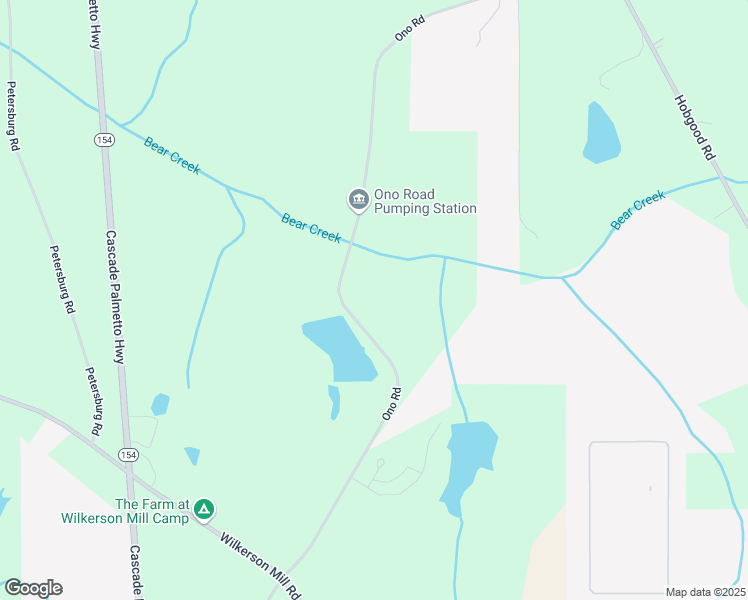 map of restaurants, bars, coffee shops, grocery stores, and more near 7350 Ono Road in Palmetto