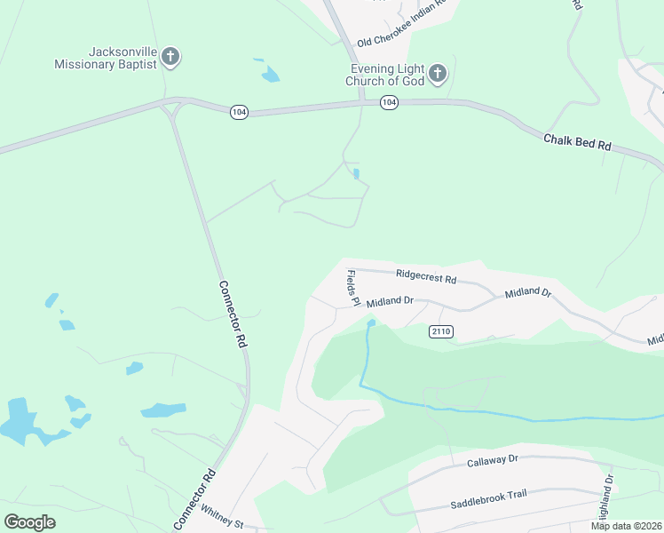 map of restaurants, bars, coffee shops, grocery stores, and more near 128 Ridgecrest Road in Graniteville