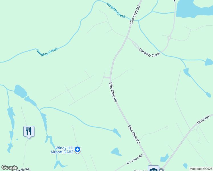 map of restaurants, bars, coffee shops, grocery stores, and more near 150 Rose Creek Drive in Covington