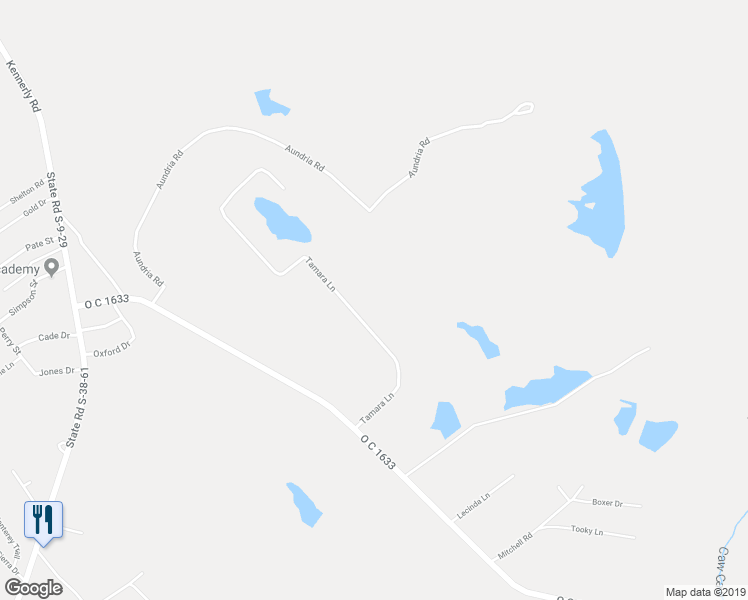 map of restaurants, bars, coffee shops, grocery stores, and more near 3466 Tamara Lane in Orangeburg