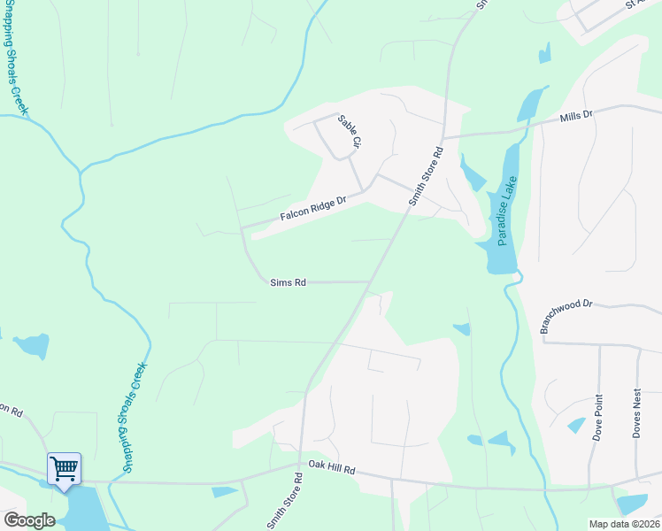 map of restaurants, bars, coffee shops, grocery stores, and more near 694 Smith Store Road in Covington