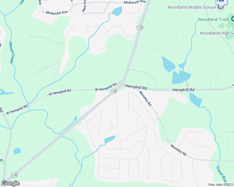 map of restaurants, bars, coffee shops, grocery stores, and more near 1306 Georgia 138 in Stockbridge
