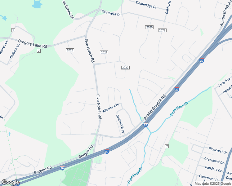 map of restaurants, bars, coffee shops, grocery stores, and more near 204 Redglobe Street in North Augusta