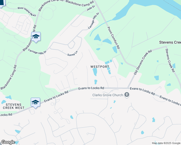 map of restaurants, bars, coffee shops, grocery stores, and more near 761 West Port Road in Martinez