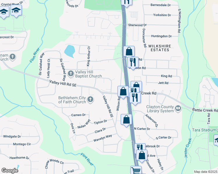 map of restaurants, bars, coffee shops, grocery stores, and more near 559 Autumn Drive in Riverdale
