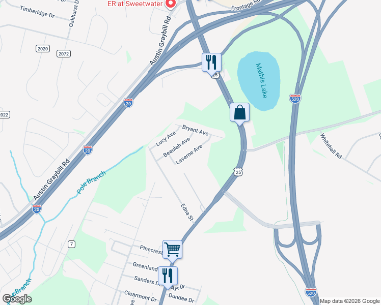 map of restaurants, bars, coffee shops, grocery stores, and more near 519 County Highway 2034 in Belvedere