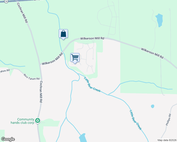 map of restaurants, bars, coffee shops, grocery stores, and more near 520 Crick Point in Palmetto