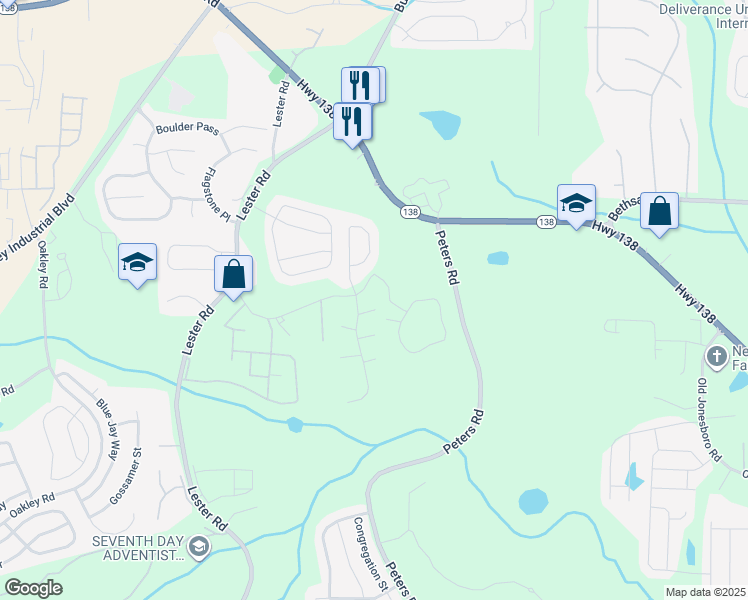 map of restaurants, bars, coffee shops, grocery stores, and more near 4201 Jordans Bank in Union City