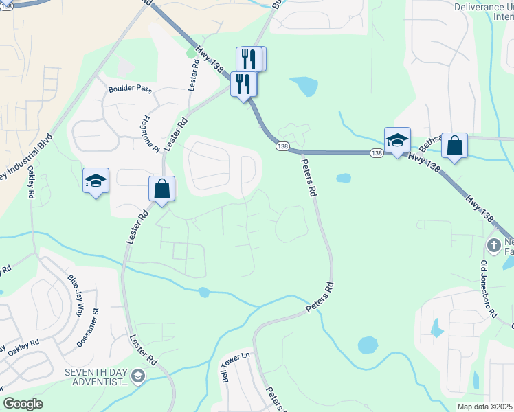 map of restaurants, bars, coffee shops, grocery stores, and more near 4203 Jordans Bank in Union City