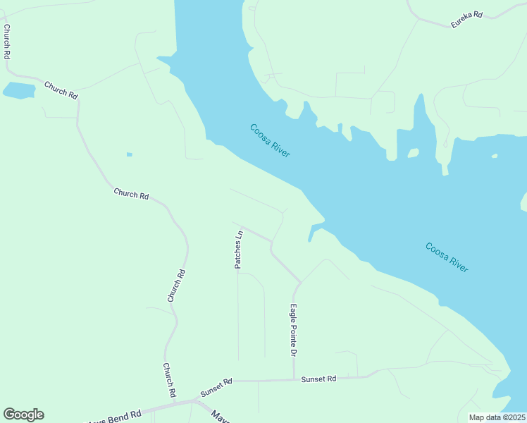 map of restaurants, bars, coffee shops, grocery stores, and more near 553 Eagle Pointe Lane in Pell City