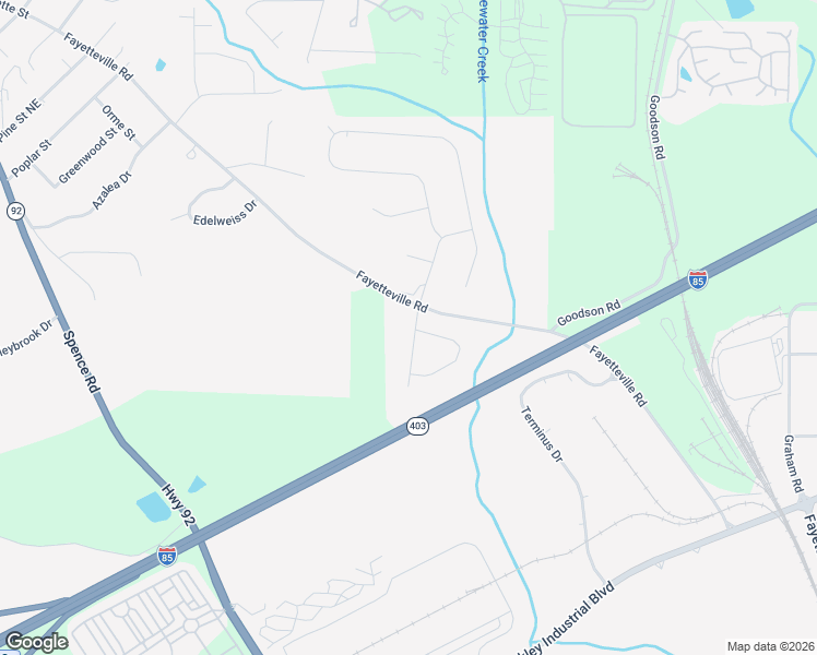 map of restaurants, bars, coffee shops, grocery stores, and more near 1020 Trotters Farm Road in Fairburn