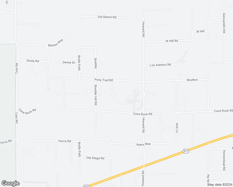 map of restaurants, bars, coffee shops, grocery stores, and more near 38855 Howard Road in Anza