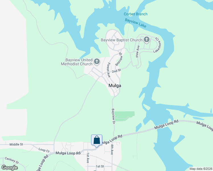 map of restaurants, bars, coffee shops, grocery stores, and more near 113 Front Street in Adamsville