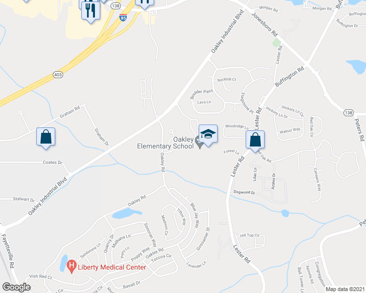 map of restaurants, bars, coffee shops, grocery stores, and more near 7210 Oakley Terrace in Union City
