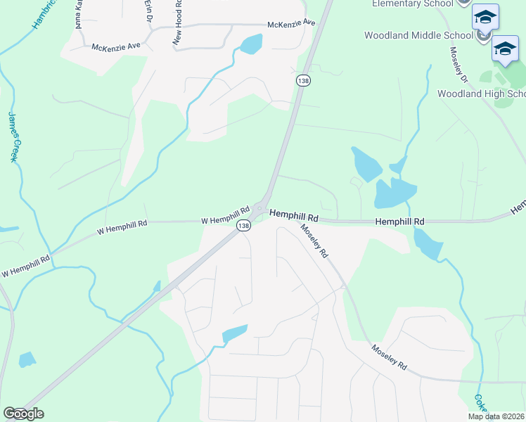 map of restaurants, bars, coffee shops, grocery stores, and more near 1306 Georgia 138 in Stockbridge