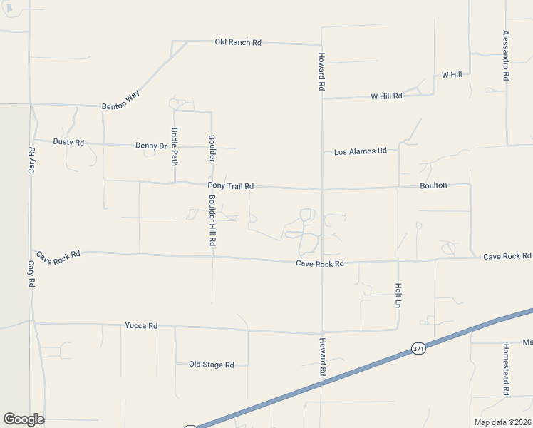 map of restaurants, bars, coffee shops, grocery stores, and more near 38855 Howard Road in Anza