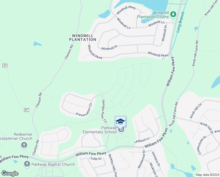 map of restaurants, bars, coffee shops, grocery stores, and more near in Evans