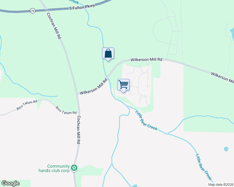 map of restaurants, bars, coffee shops, grocery stores, and more near 405 Rippling Brook Trce in Palmetto