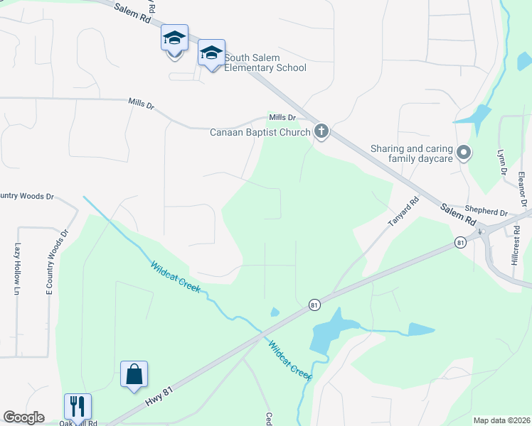 map of restaurants, bars, coffee shops, grocery stores, and more near 215 Bradley Street in Covington
