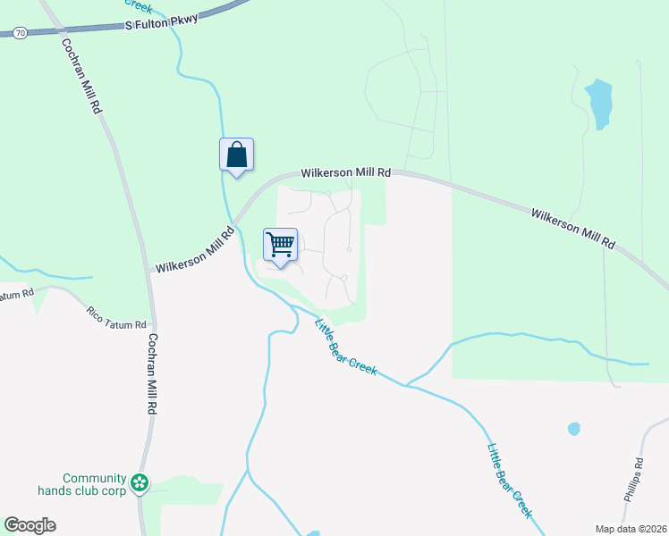 map of restaurants, bars, coffee shops, grocery stores, and more near 7370 Little Fawn Parkway in Palmetto