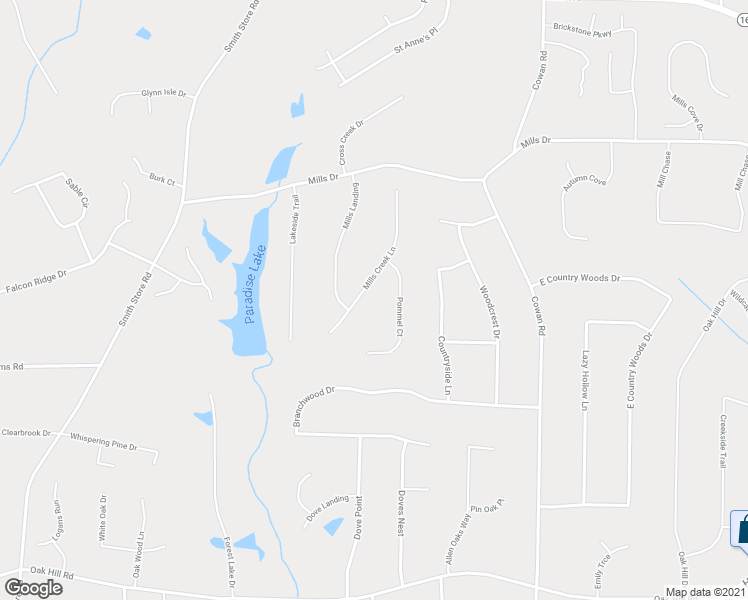 map of restaurants, bars, coffee shops, grocery stores, and more near 90 Mills Creek Lane in Covington